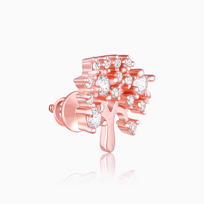 Anushka Sharma Rose Gold Tree of life Earrings