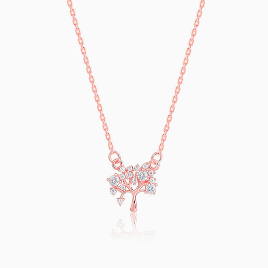 Rose Gold Tree of Life Necklace