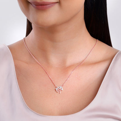 Rose Gold Tree of Life Necklace